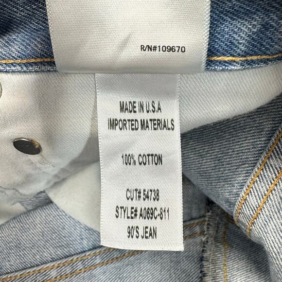 AGOLDE 90's Mid Rise Loose Fit in Fall Out Size 24 - Picture 7 of 13